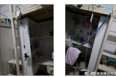 宿舍床頭掛排插？同學(xué)，還請(qǐng)?zhí)岣哂秒姲踩庾R(shí)！