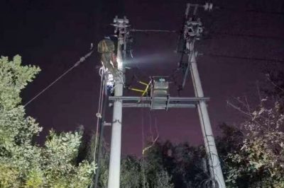 連夜搶修保供暖，心系百姓早供電